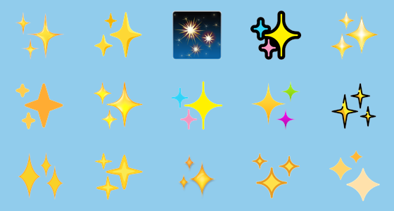 ✨ Sparkle Emoji - Emojihub 😀 - All Emojis To Copy And Paste